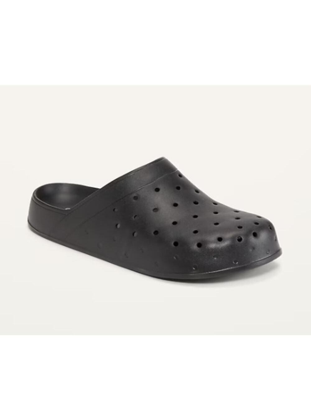 Old Navy Women's Black Perforated Clog Shoes Size 7